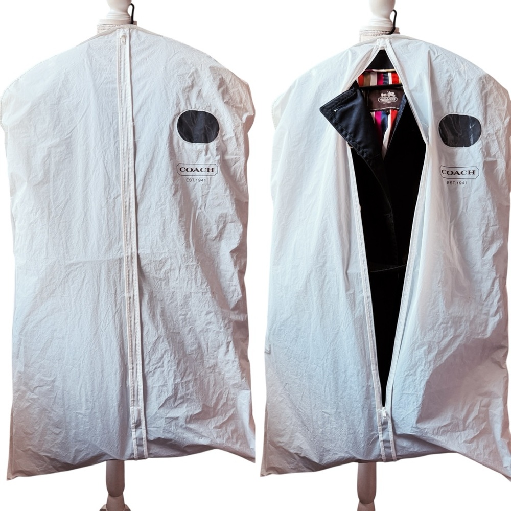 Coach Legacy Collection Trench Coat – Dark Navy - with Garment Bag - Picture 8 of 8